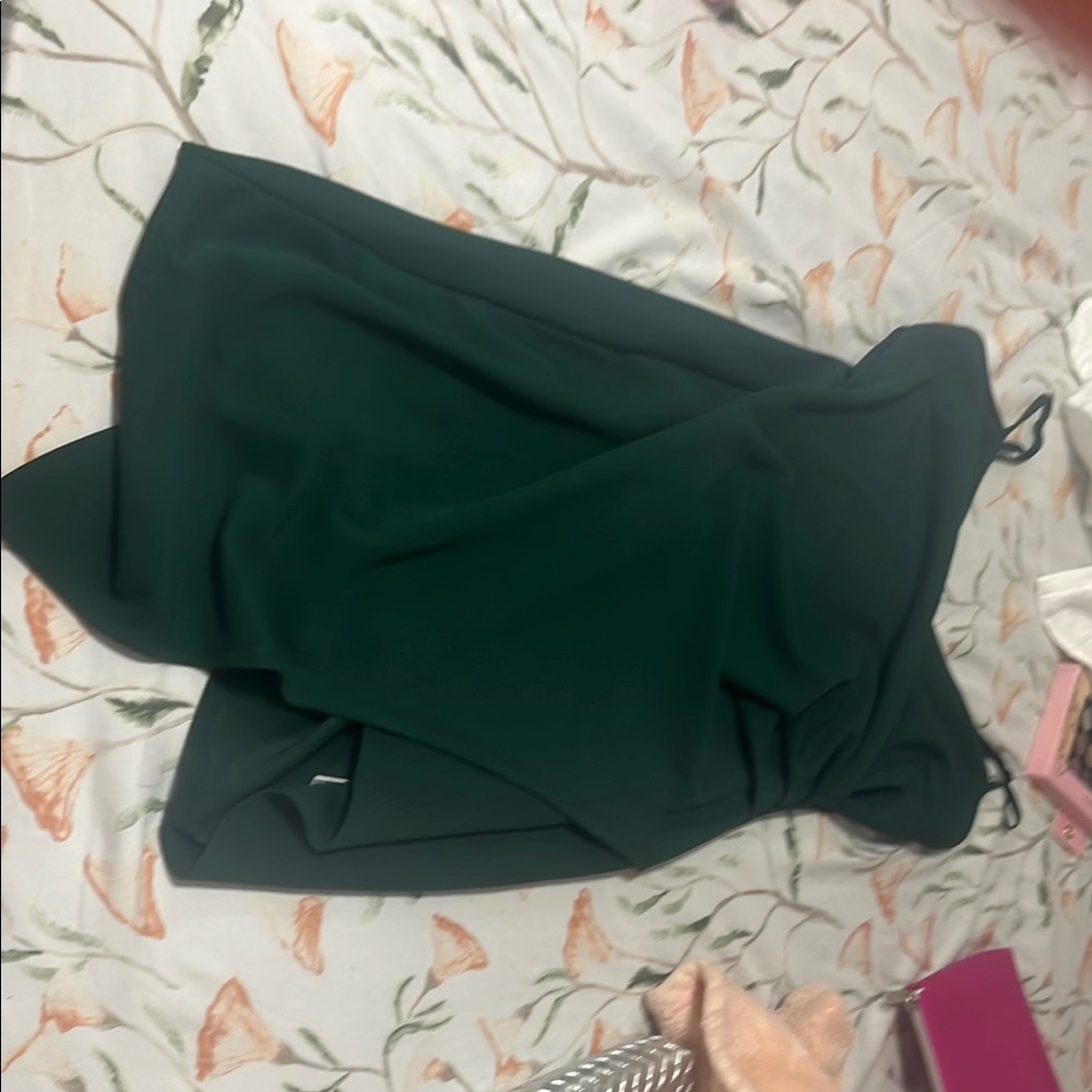 Elegant Dark Green Dress